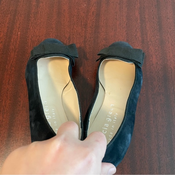 Patricia Green Womens Suede Velvet Feel Flats Slip Ons - Picture 6 of 7